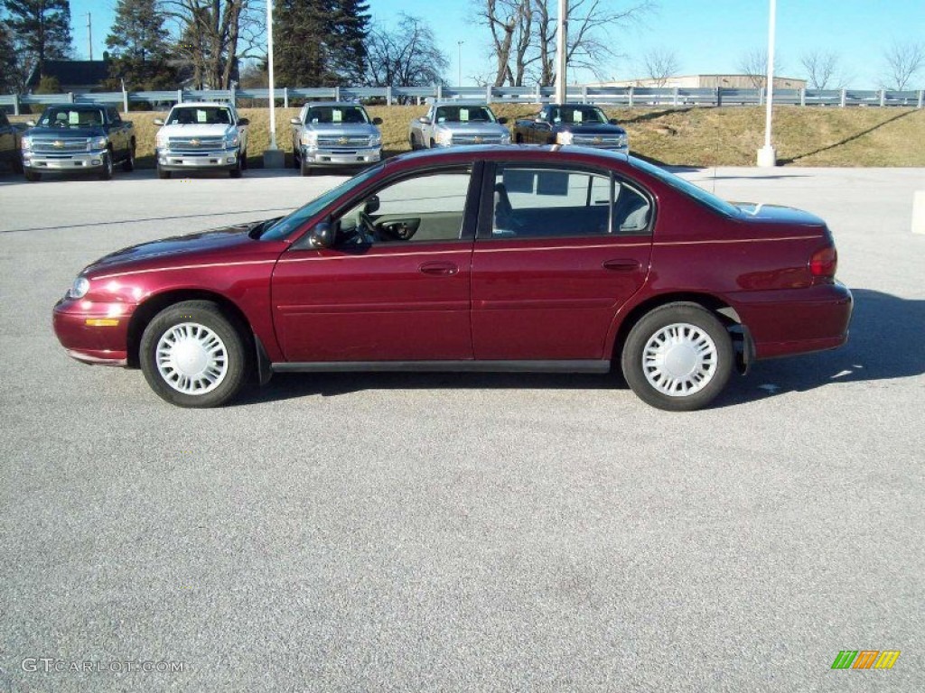 2001 Malibu Sedan - Monterey Maroon Metallic / Gray photo #12