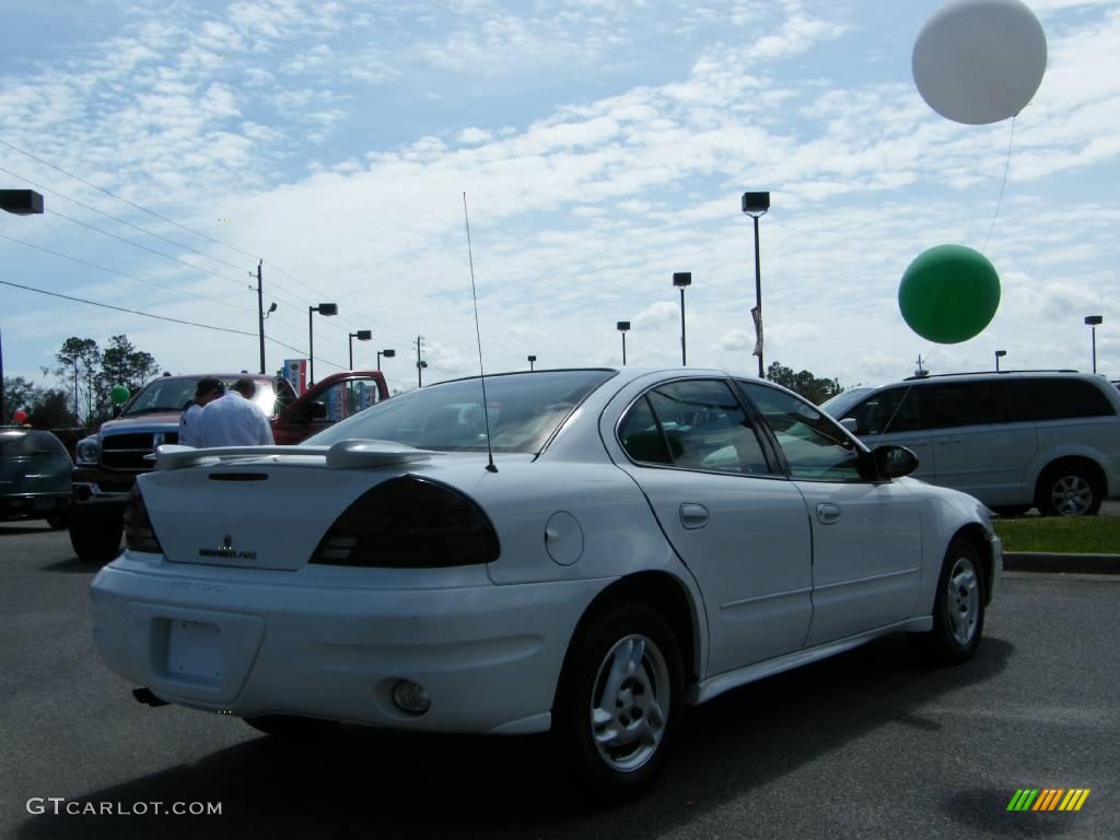 2005 Grand Am SE Sedan - Summit White / Dark Taupe photo #5