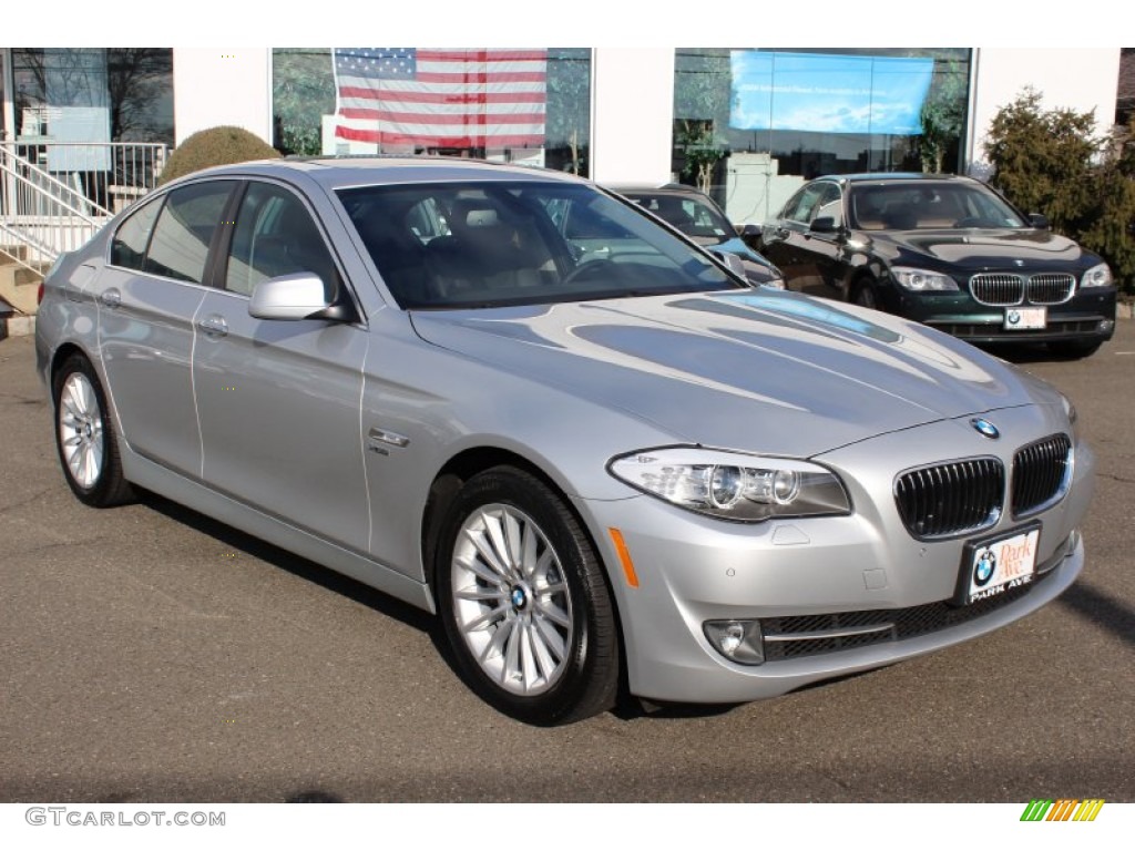 Titanium Silver Metallic 2011 BMW 5 Series 535i xDrive Sedan Exterior Photo #60775757