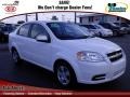 2010 Summit White Chevrolet Aveo LT Sedan  photo #1