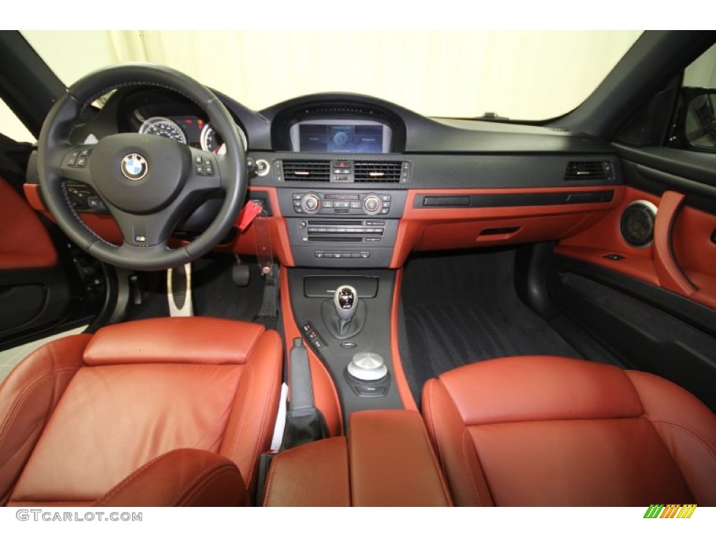 2008 BMW M3 Coupe Fox Red Dashboard Photo #60777659