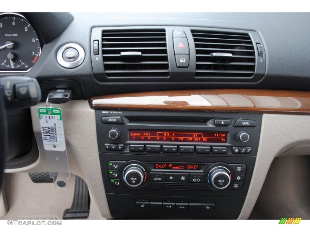2009 1 Series 128i Convertible - Alpine White / Taupe photo #13