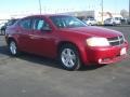 2009 Inferno Red Crystal Pearl Dodge Avenger SXT  photo #1