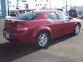 2009 Inferno Red Crystal Pearl Dodge Avenger SXT  photo #2