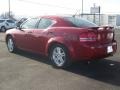 2009 Inferno Red Crystal Pearl Dodge Avenger SXT  photo #4