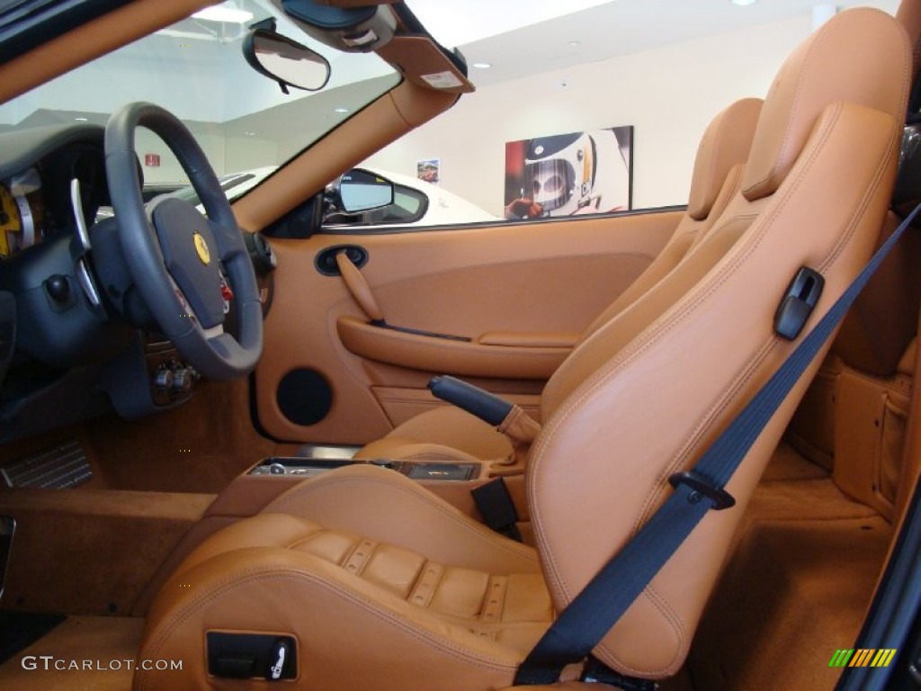 2009 F430 Spider F1 - Grigio Silverstone (Dark Grey Metallic) / Beige photo #17
