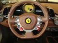 Cioccolato Steering Wheel Photo for 2010 Ferrari 458 #60780038