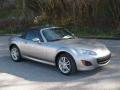 2011 Liquid Silver Metallic Mazda MX-5 Miata Sport Roadster  photo #1