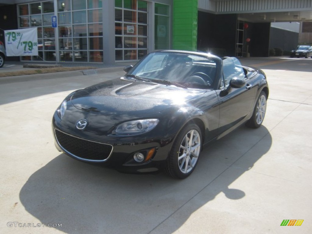 2012 MX-5 Miata Touring Roadster - Brilliant Black / Black photo #1