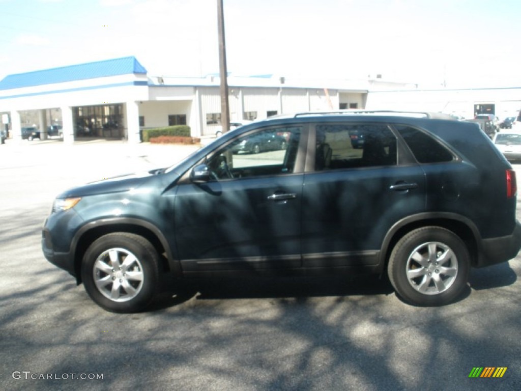 2011 Sorento LX V6 - Pacific Blue / Gray photo #12