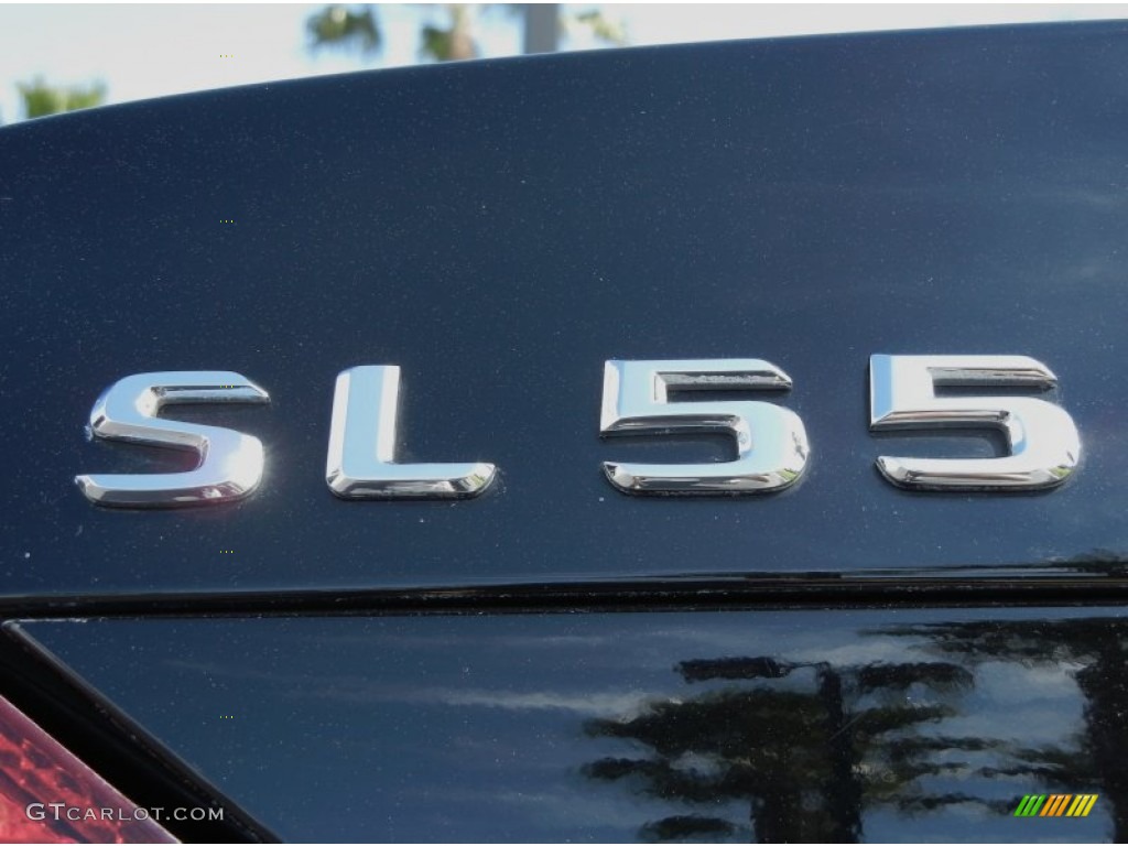 2003 SL 55 AMG Roadster - Black / Charcoal photo #14