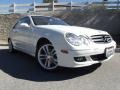 2009 Arctic White Mercedes-Benz CLK 350 Coupe  photo #1