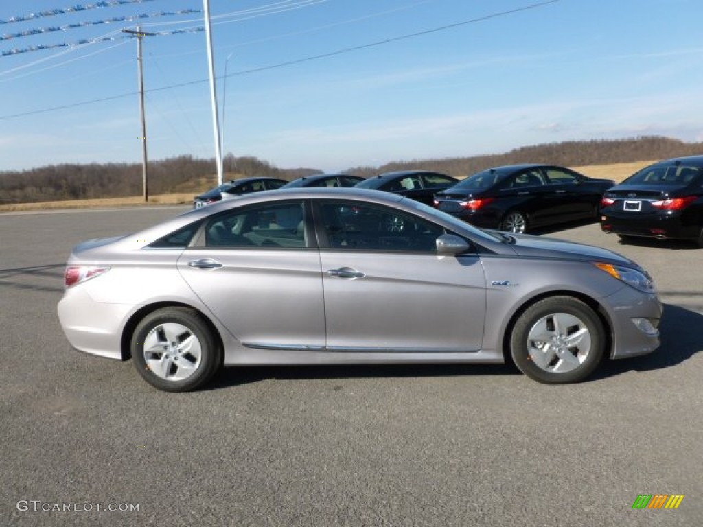 Hyper Silver Metallic 2012 Hyundai Sonata Hybrid Exterior Photo #60783875