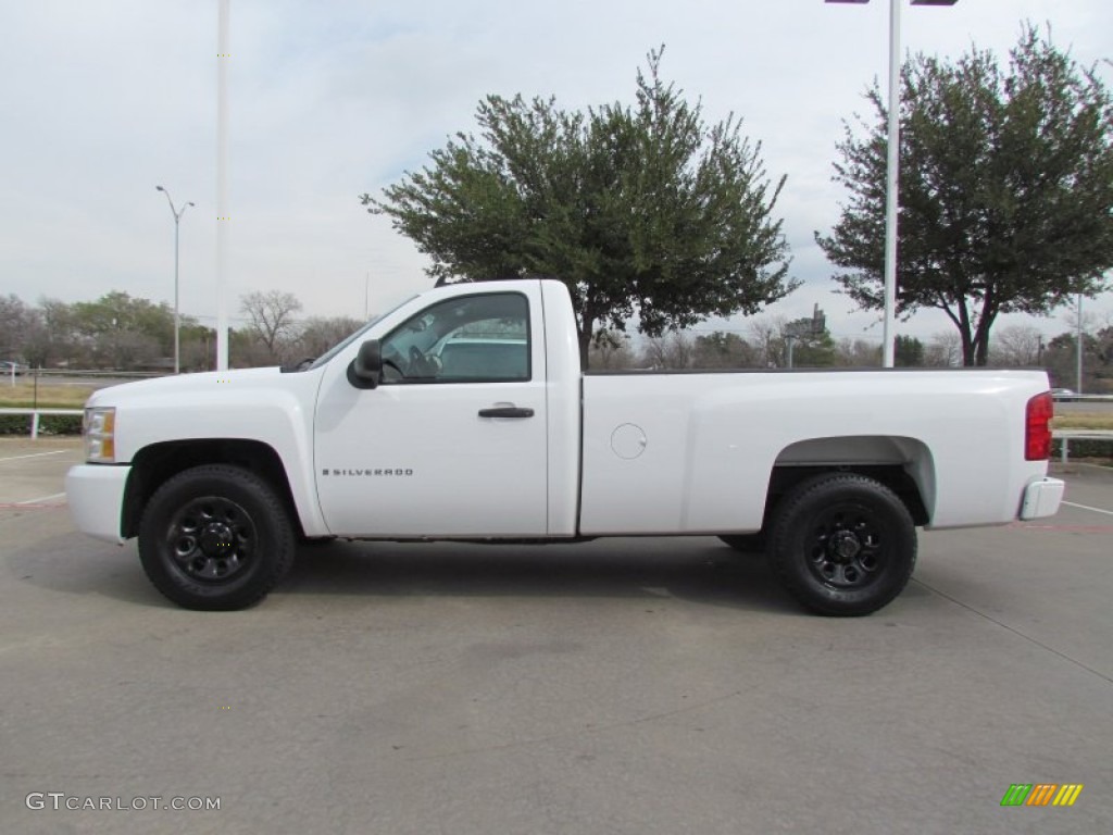2009 Silverado 1500 Regular Cab 4x4 - Summit White / Dark Titanium photo #2
