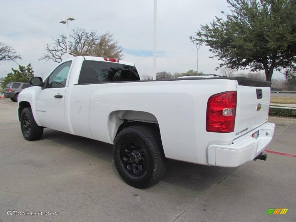 2009 Silverado 1500 Regular Cab 4x4 - Summit White / Dark Titanium photo #3