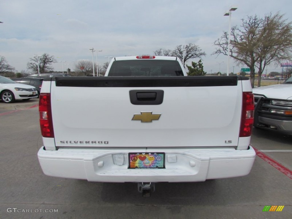 2009 Silverado 1500 Regular Cab 4x4 - Summit White / Dark Titanium photo #4