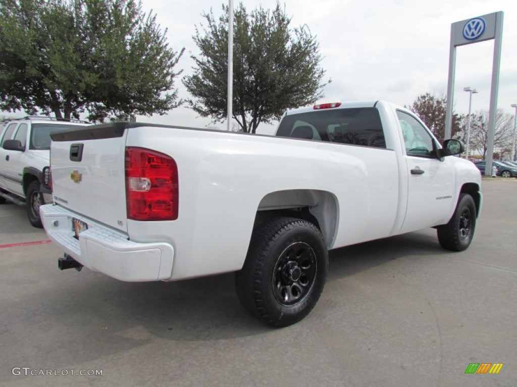 2009 Silverado 1500 Regular Cab 4x4 - Summit White / Dark Titanium photo #5