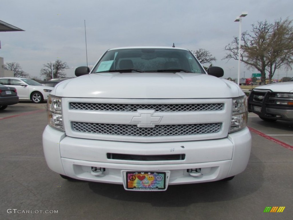 2009 Silverado 1500 Regular Cab 4x4 - Summit White / Dark Titanium photo #8