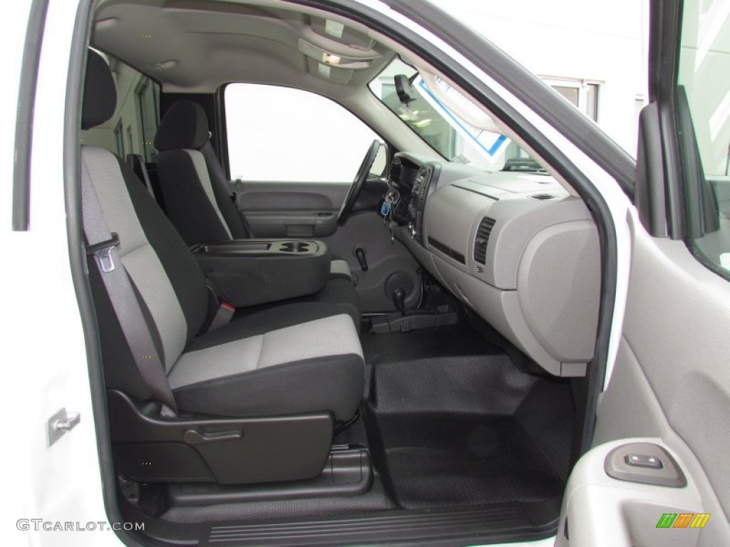2009 Silverado 1500 Regular Cab 4x4 - Summit White / Dark Titanium photo #10