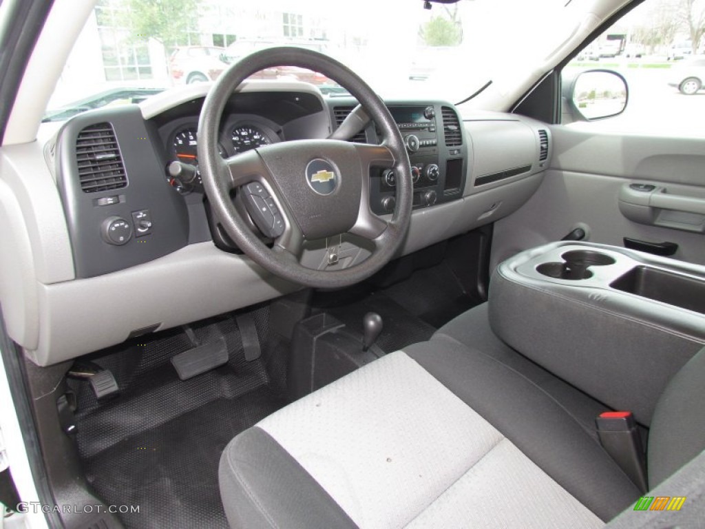 2009 Silverado 1500 Regular Cab 4x4 - Summit White / Dark Titanium photo #12