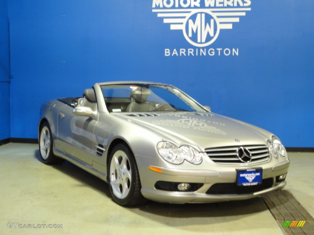 2005 SL 500 Roadster - Pewter Metallic / Charcoal photo #1