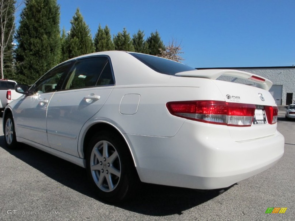 2003 Accord EX V6 Sedan - Taffeta White / Ivory photo #2