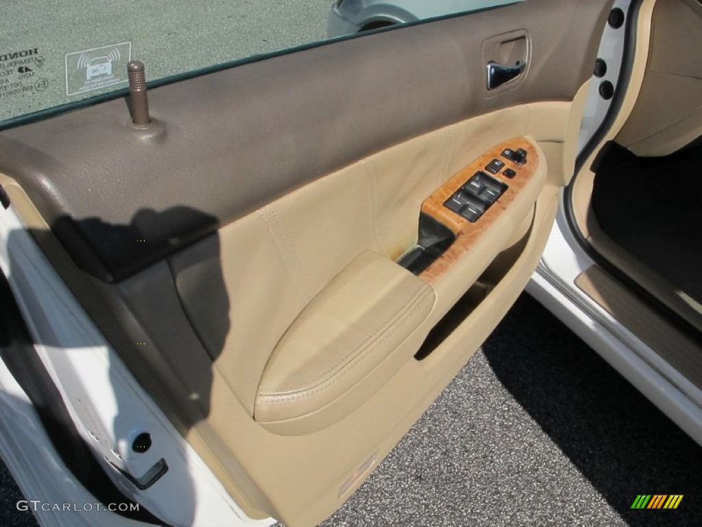 2003 Accord EX V6 Sedan - Taffeta White / Ivory photo #7