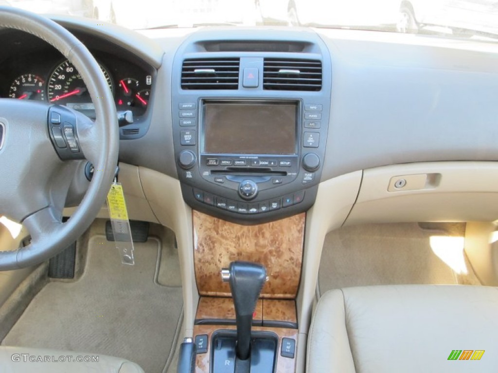 2003 Accord EX V6 Sedan - Taffeta White / Ivory photo #11