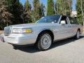 Silver Frost Pearl Metallic 1997 Lincoln Town Car Signature