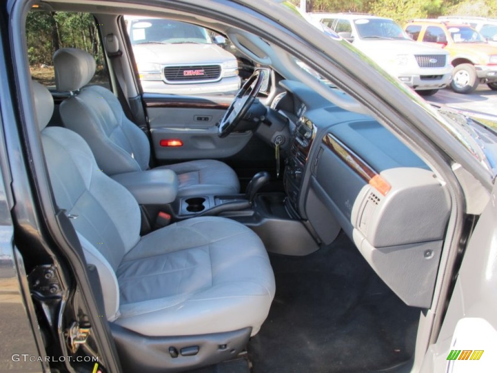 2003 Grand Cherokee Overland 4x4 - Brilliant Black / Dark Slate Gray/Light Slate Gray photo #11