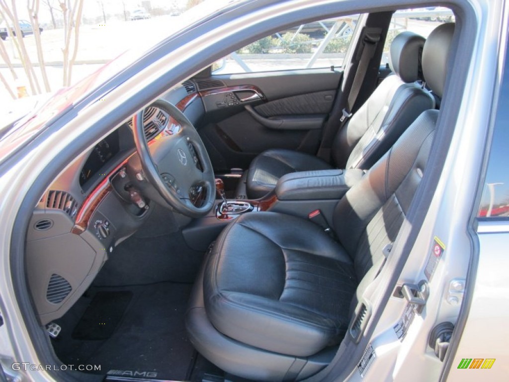 2004 S 55 AMG Sedan - Brilliant Silver Metallic / Black photo #7