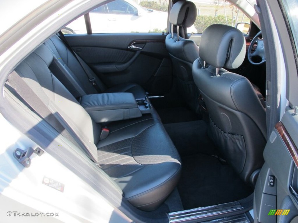 2004 S 55 AMG Sedan - Brilliant Silver Metallic / Black photo #11