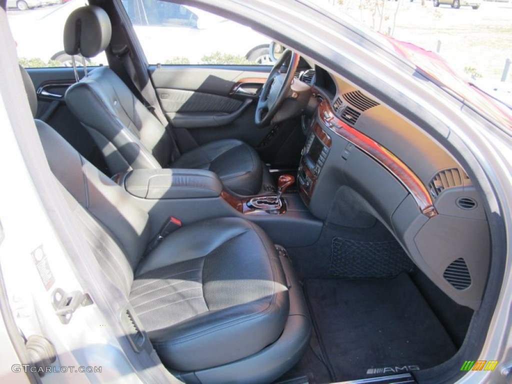 2004 S 55 AMG Sedan - Brilliant Silver Metallic / Black photo #12
