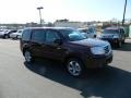 2012 Dark Cherry Pearl II Honda Pilot EX-L  photo #7