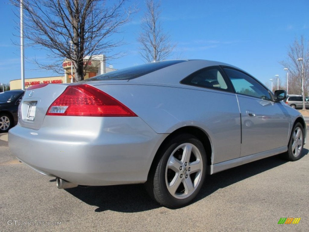 2006 Accord EX-L V6 Coupe - Alabaster Silver Metallic / Gray photo #3