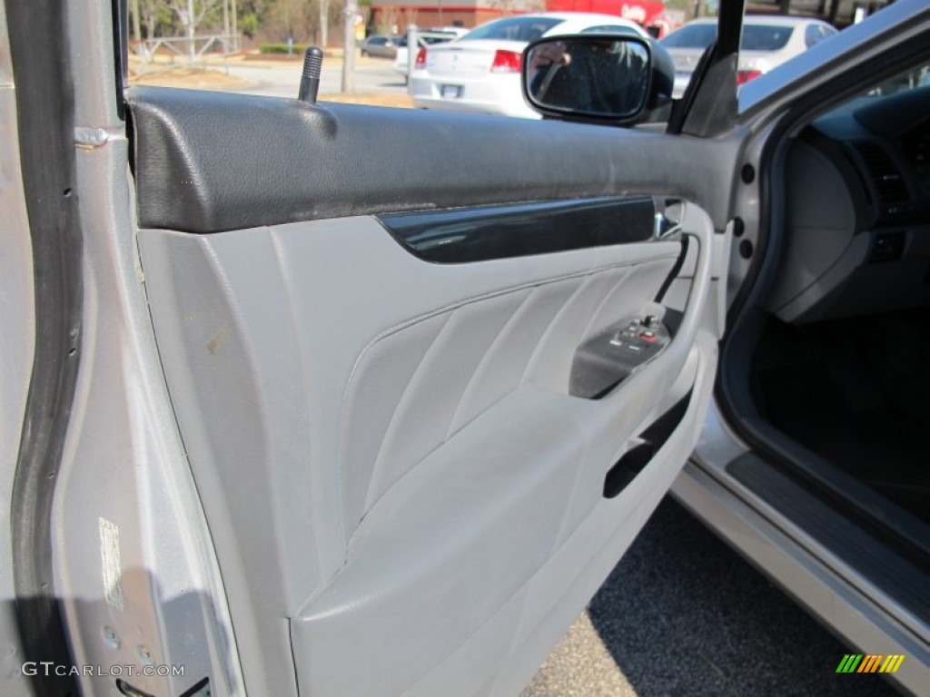 2006 Accord EX-L V6 Coupe - Alabaster Silver Metallic / Gray photo #6