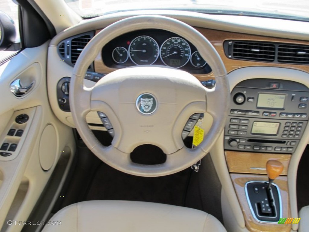 2003 Jaguar X-Type 2.5 Ivory Dashboard Photo #60787820