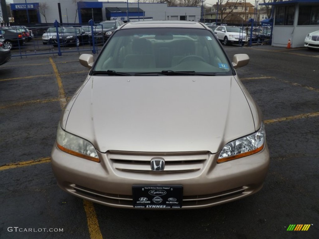 2002 Accord EX Sedan - Naples Gold Metallic / Ivory photo #1