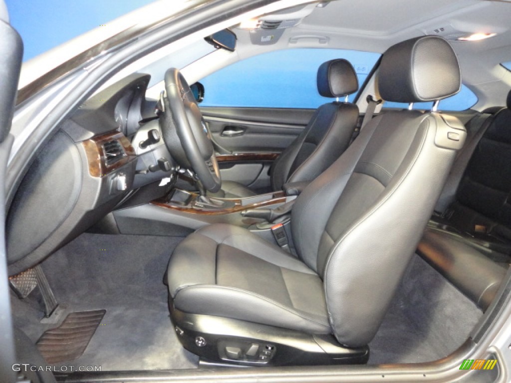 2011 3 Series 335i xDrive Coupe - Space Gray Metallic / Black Dakota Leather photo #11