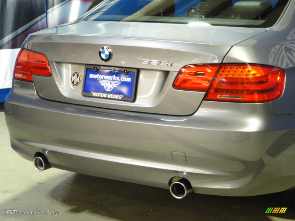 2011 3 Series 335i xDrive Coupe - Space Gray Metallic / Black Dakota Leather photo #30