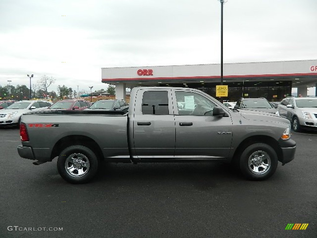 2009 Ram 1500 TRX4 Quad Cab 4x4 - Mineral Gray Metallic / Dark Slate/Medium Graystone photo #2