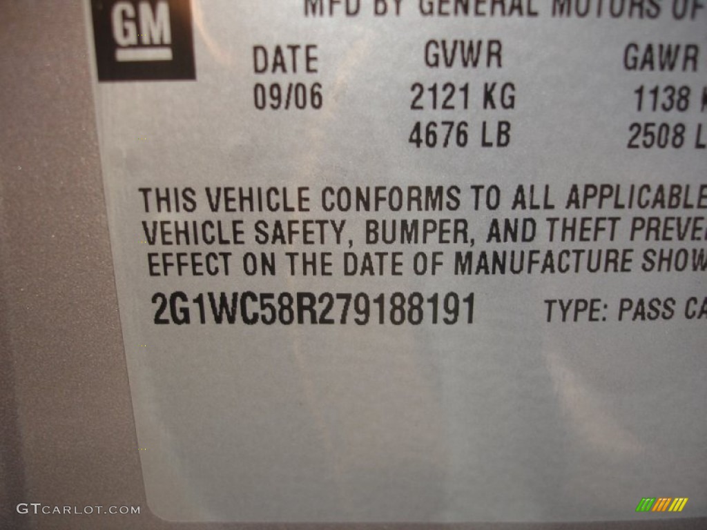 2007 Impala LT - Amber Bronze Metallic / Neutral Beige photo #15