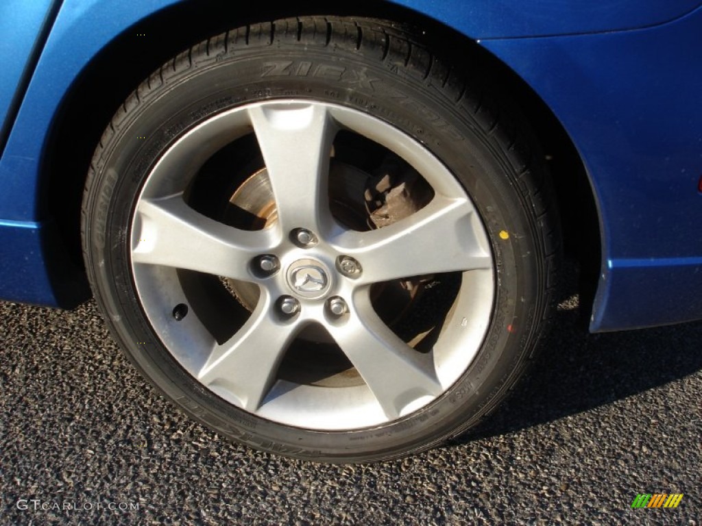 2006 MAZDA3 s Touring Hatchback - Winning Blue Metallic / Black/Blue photo #8