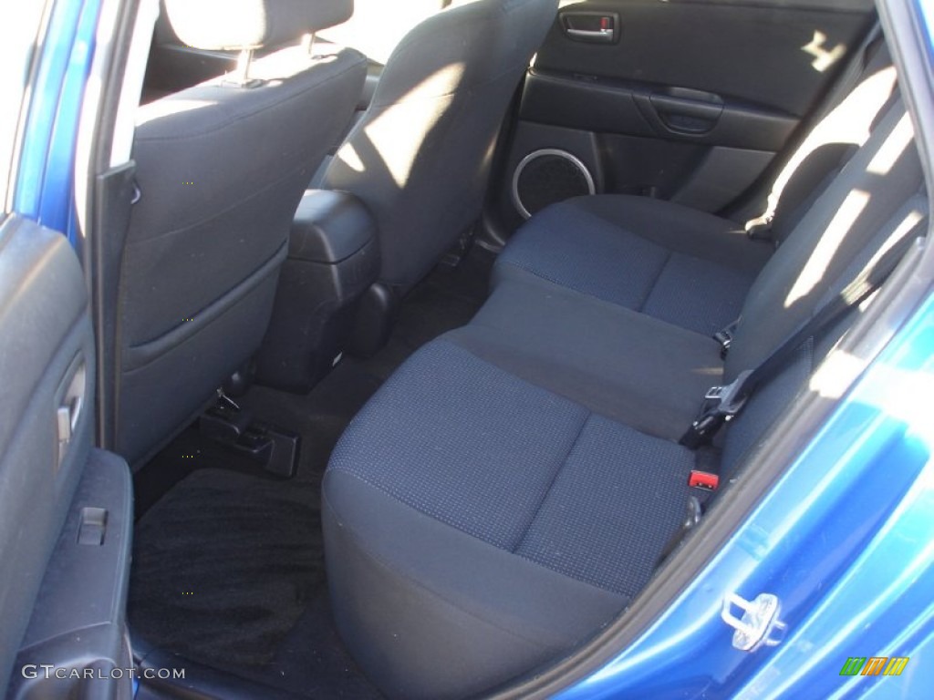 2006 MAZDA3 s Touring Hatchback - Winning Blue Metallic / Black/Blue photo #11