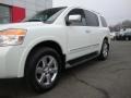 Blizzard White - Armada Platinum 4WD Photo No. 2