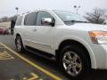 Blizzard White - Armada Platinum 4WD Photo No. 11