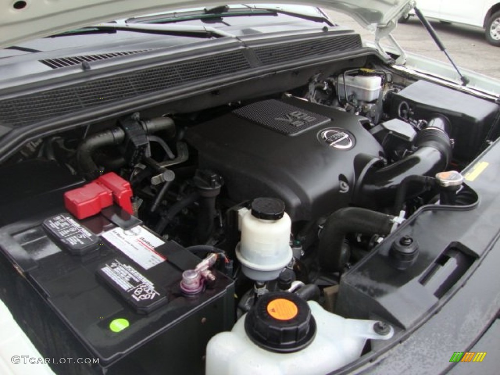 2010 Nissan Armada Platinum 4WD 5.6 Liter DOHC 32-Valve CVTCS V8 Engine Photo #60791915