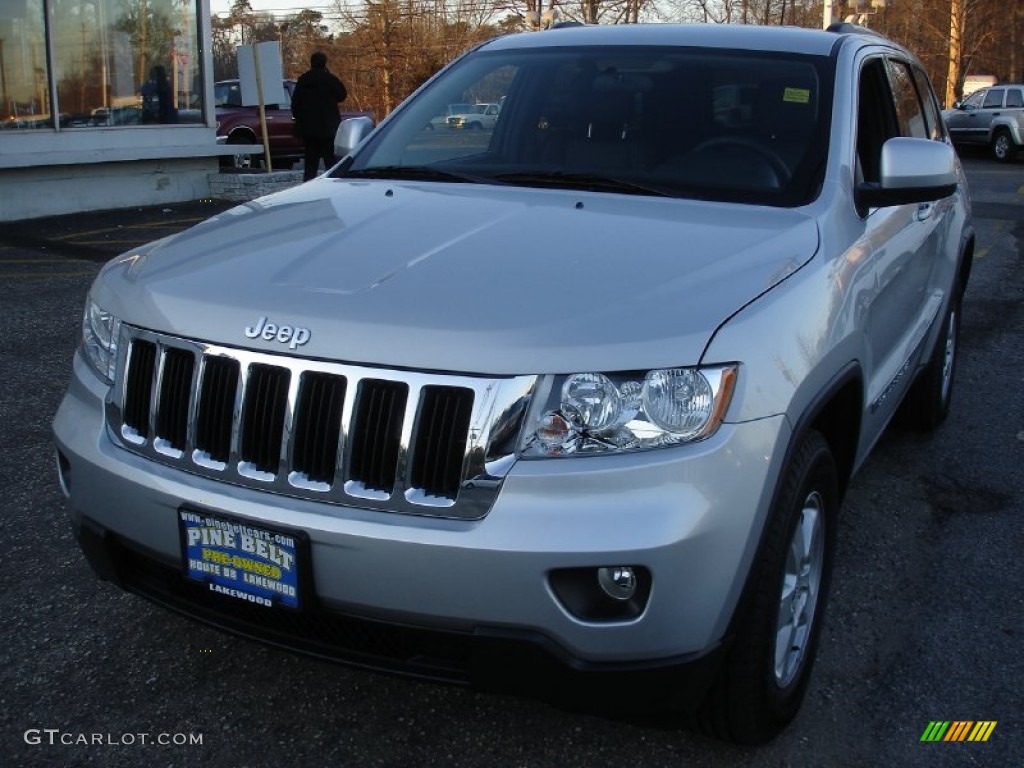 2012 Grand Cherokee Laredo X Package 4x4 - Bright Silver Metallic / Black photo #1