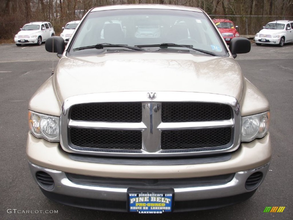 2004 Ram 1500 SLT Quad Cab - Light Almond Pearl / Dark Slate Gray photo #2