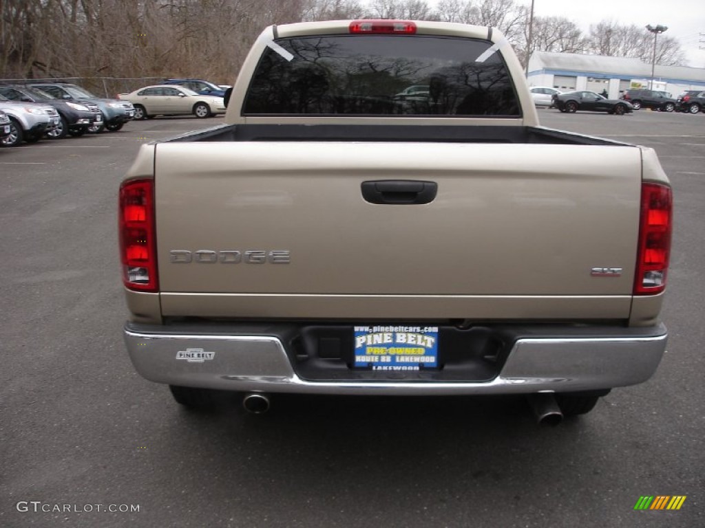 2004 Ram 1500 SLT Quad Cab - Light Almond Pearl / Dark Slate Gray photo #5